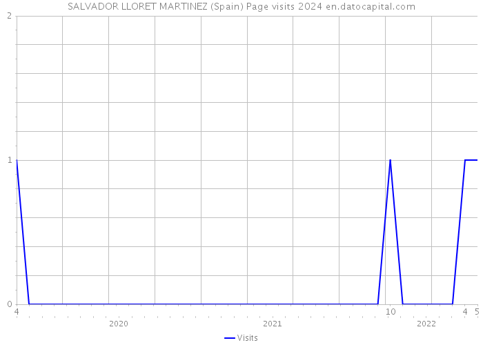 SALVADOR LLORET MARTINEZ (Spain) Page visits 2024 