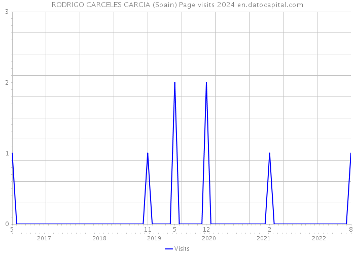 RODRIGO CARCELES GARCIA (Spain) Page visits 2024 