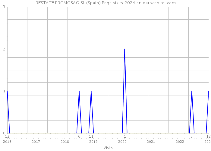 RESTATE PROMOSAO SL (Spain) Page visits 2024 
