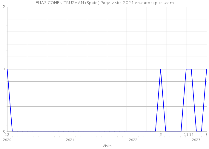 ELIAS COHEN TRUZMAN (Spain) Page visits 2024 