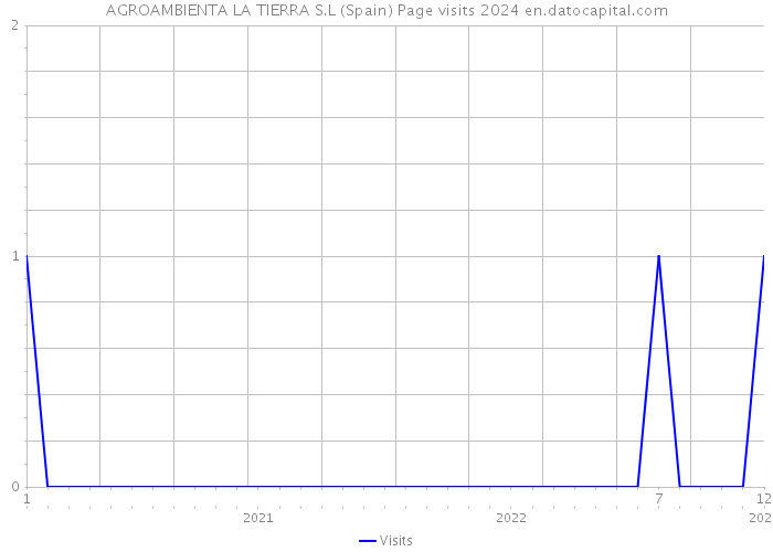 AGROAMBIENTA LA TIERRA S.L (Spain) Page visits 2024 