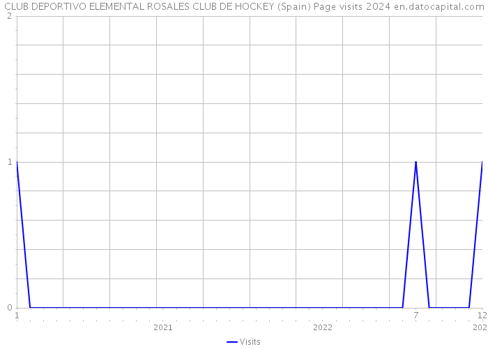 CLUB DEPORTIVO ELEMENTAL ROSALES CLUB DE HOCKEY (Spain) Page visits 2024 