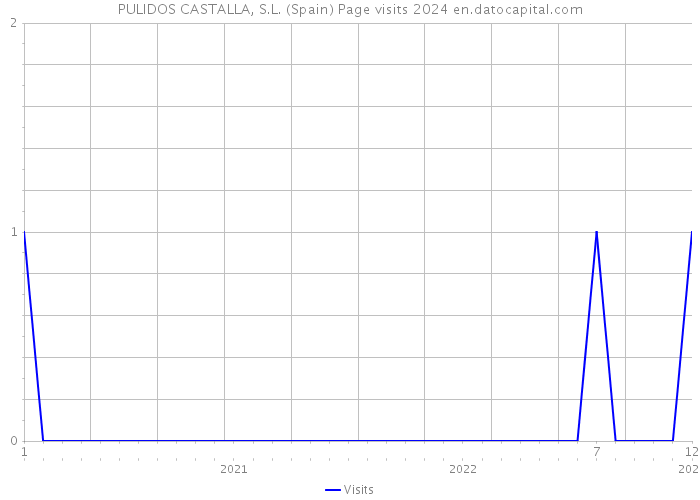 PULIDOS CASTALLA, S.L. (Spain) Page visits 2024 