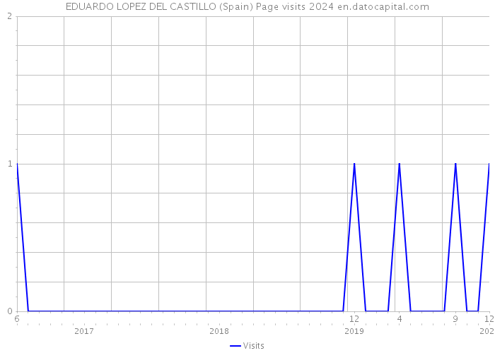 EDUARDO LOPEZ DEL CASTILLO (Spain) Page visits 2024 