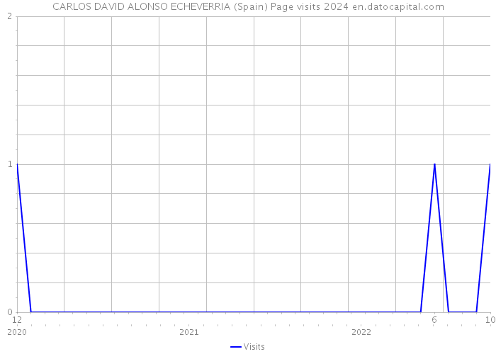 CARLOS DAVID ALONSO ECHEVERRIA (Spain) Page visits 2024 