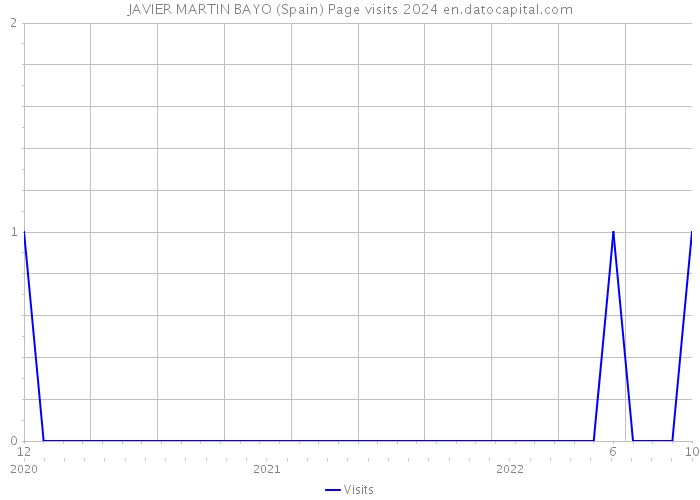 JAVIER MARTIN BAYO (Spain) Page visits 2024 