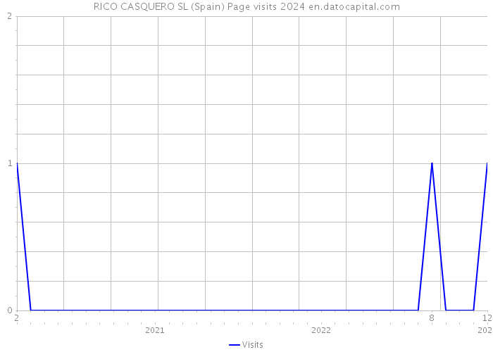 RICO CASQUERO SL (Spain) Page visits 2024 