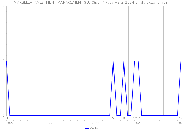 MARBELLA INVESTMENT MANAGEMENT SLU (Spain) Page visits 2024 