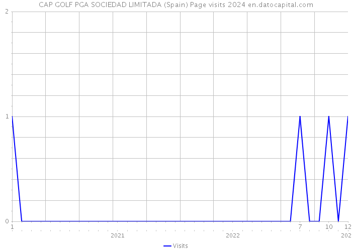 CAP GOLF PGA SOCIEDAD LIMITADA (Spain) Page visits 2024 
