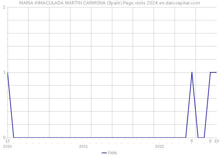 MARIA INMACULADA MARTIN CARMONA (Spain) Page visits 2024 