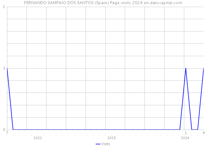 FERNANDO SAMPAIO DOS SANTOS (Spain) Page visits 2024 