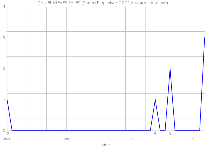 DANIEL NIEVES SALES (Spain) Page visits 2024 