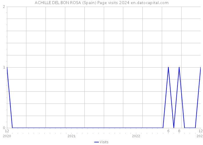 ACHILLE DEL BON ROSA (Spain) Page visits 2024 