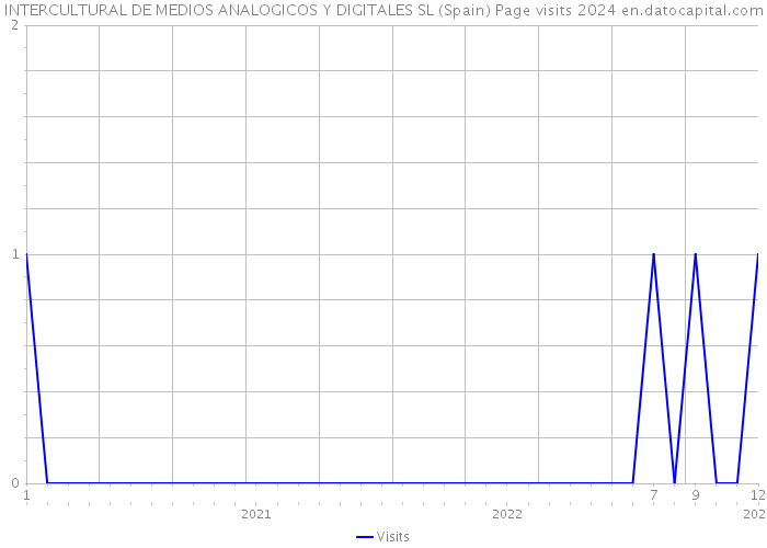 INTERCULTURAL DE MEDIOS ANALOGICOS Y DIGITALES SL (Spain) Page visits 2024 