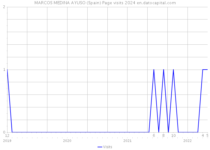 MARCOS MEDINA AYUSO (Spain) Page visits 2024 