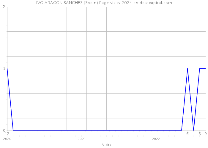 IVO ARAGON SANCHEZ (Spain) Page visits 2024 