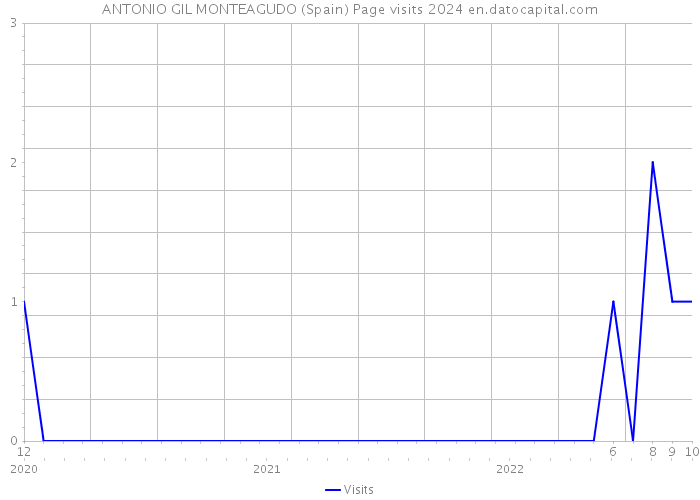 ANTONIO GIL MONTEAGUDO (Spain) Page visits 2024 