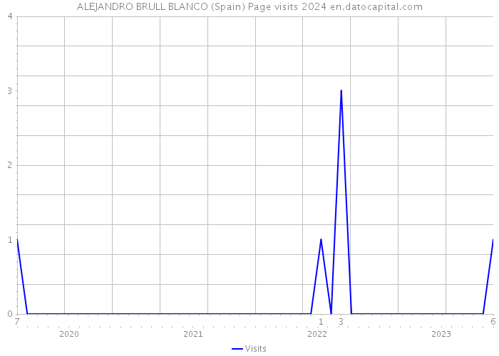 ALEJANDRO BRULL BLANCO (Spain) Page visits 2024 
