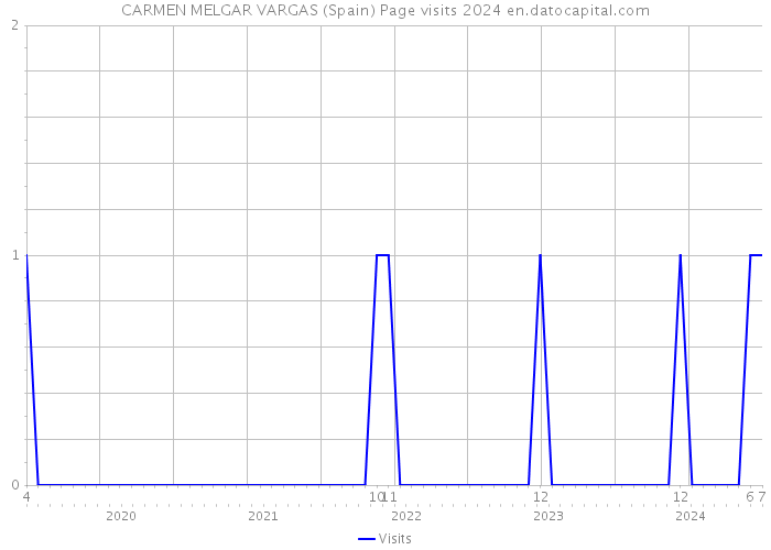 CARMEN MELGAR VARGAS (Spain) Page visits 2024 