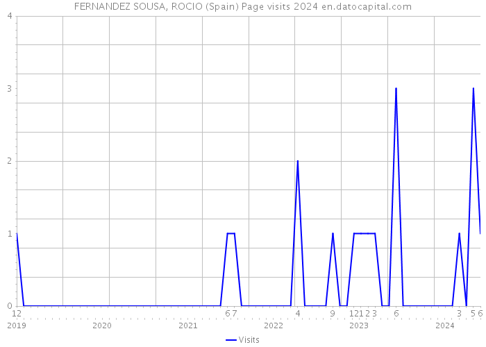 FERNANDEZ SOUSA, ROCIO (Spain) Page visits 2024 
