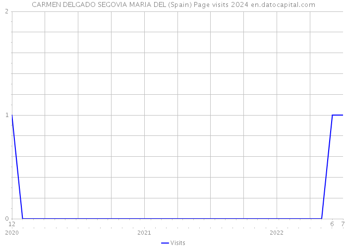 CARMEN DELGADO SEGOVIA MARIA DEL (Spain) Page visits 2024 