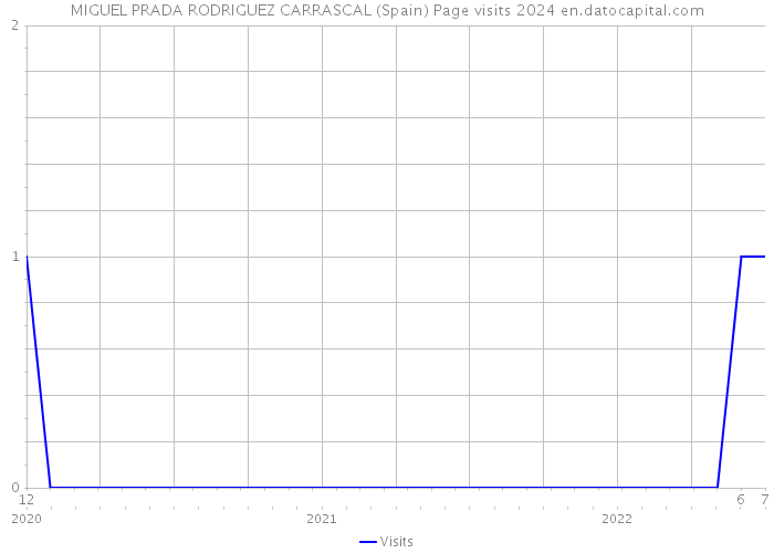 MIGUEL PRADA RODRIGUEZ CARRASCAL (Spain) Page visits 2024 