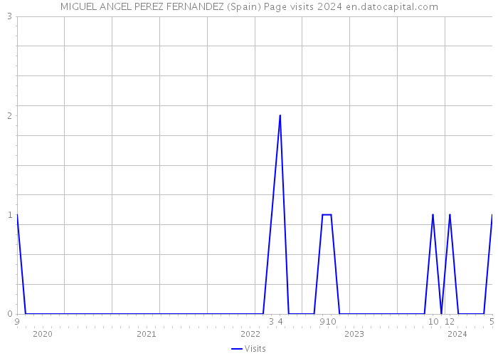 MIGUEL ANGEL PEREZ FERNANDEZ (Spain) Page visits 2024 