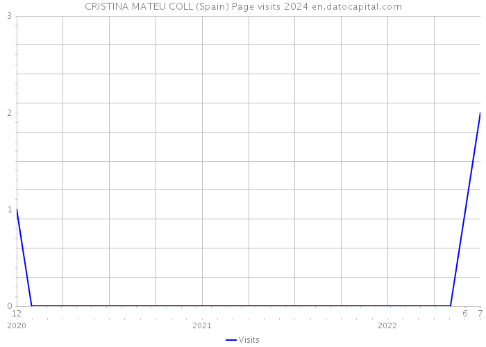 CRISTINA MATEU COLL (Spain) Page visits 2024 
