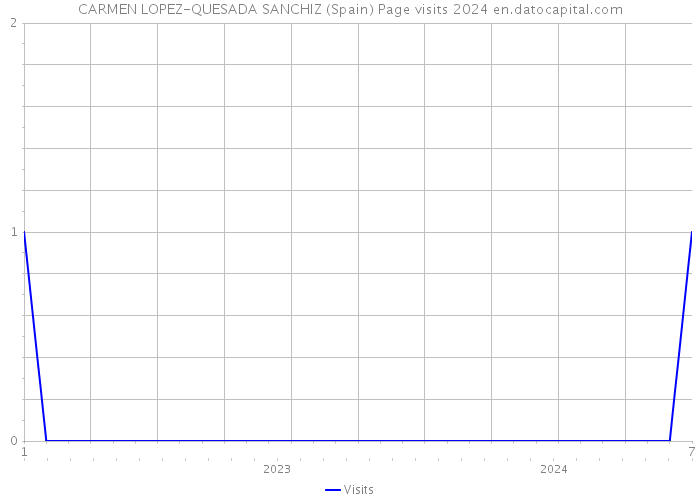 CARMEN LOPEZ-QUESADA SANCHIZ (Spain) Page visits 2024 