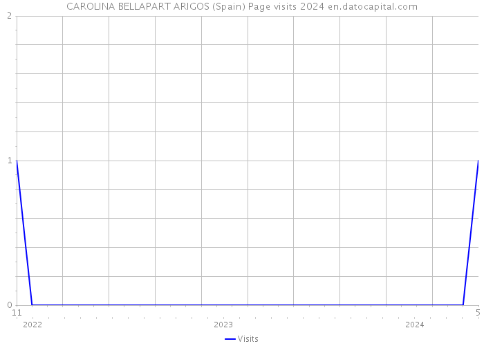 CAROLINA BELLAPART ARIGOS (Spain) Page visits 2024 