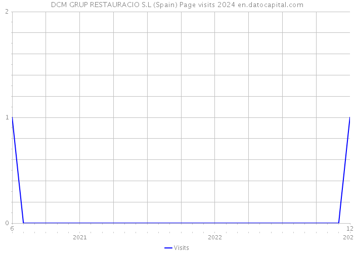DCM GRUP RESTAURACIO S.L (Spain) Page visits 2024 