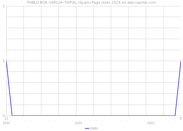 PABLO BOA GARCIA-TAPIAL (Spain) Page visits 2024 