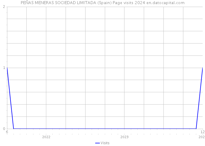 PEÑAS MENERAS SOCIEDAD LIMITADA (Spain) Page visits 2024 
