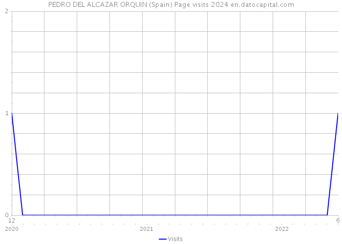 PEDRO DEL ALCAZAR ORQUIN (Spain) Page visits 2024 