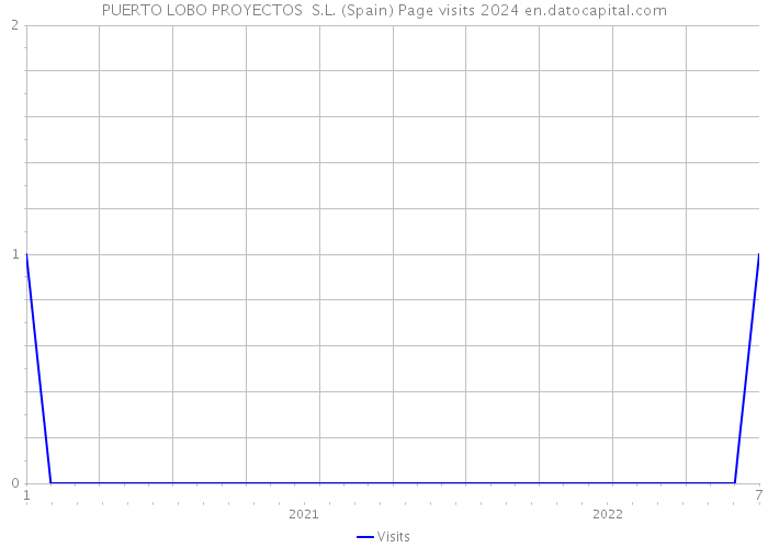 PUERTO LOBO PROYECTOS S.L. (Spain) Page visits 2024 