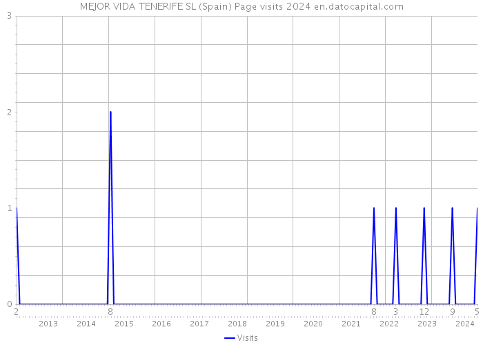 MEJOR VIDA TENERIFE SL (Spain) Page visits 2024 