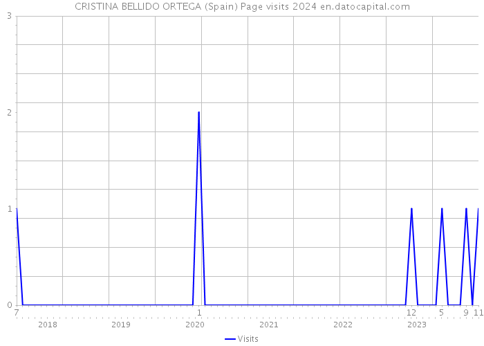 CRISTINA BELLIDO ORTEGA (Spain) Page visits 2024 