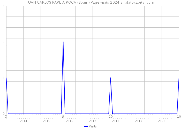 JUAN CARLOS PAREJA ROCA (Spain) Page visits 2024 