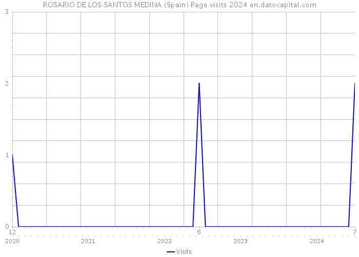 ROSARIO DE LOS SANTOS MEDINA (Spain) Page visits 2024 