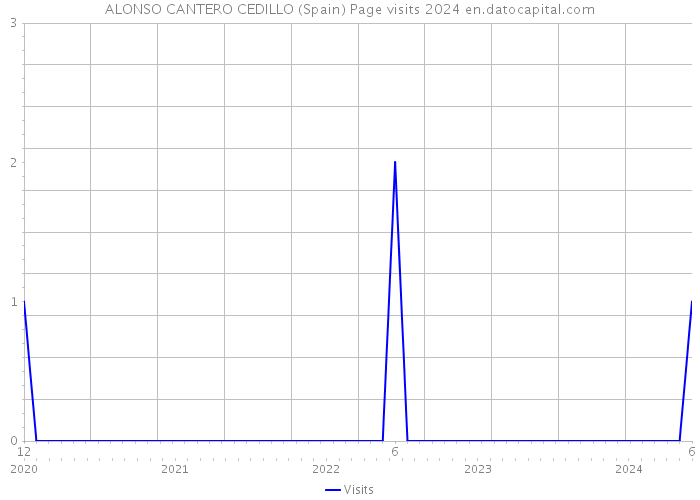 ALONSO CANTERO CEDILLO (Spain) Page visits 2024 