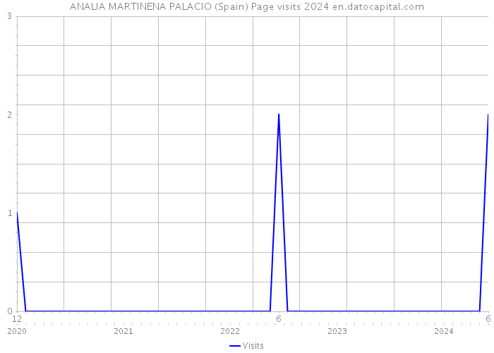 ANALIA MARTINENA PALACIO (Spain) Page visits 2024 