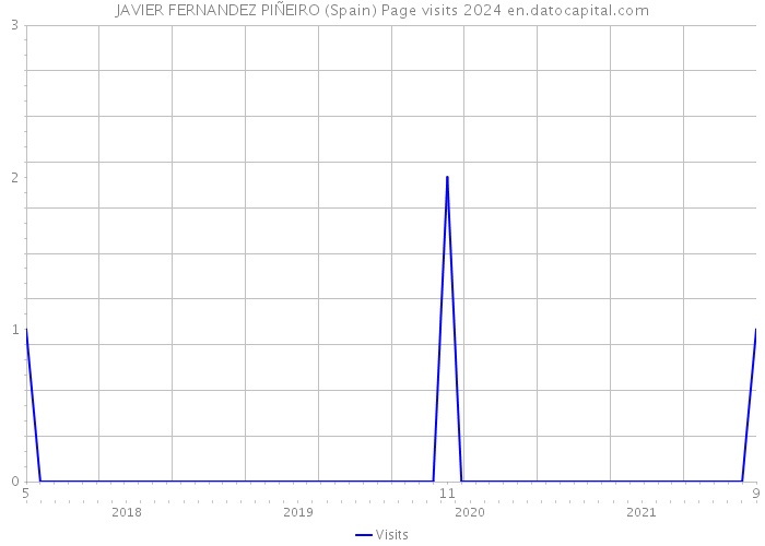 JAVIER FERNANDEZ PIÑEIRO (Spain) Page visits 2024 