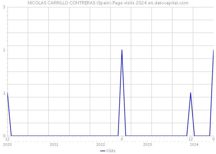 NICOLAS CARRILLO CONTRERAS (Spain) Page visits 2024 