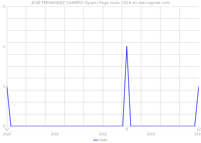 JOSE FERNANDEZ CAMERO (Spain) Page visits 2024 