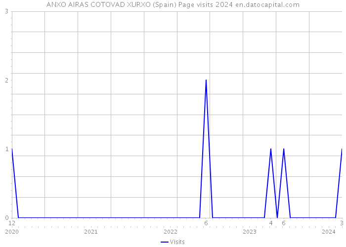 ANXO AIRAS COTOVAD XURXO (Spain) Page visits 2024 