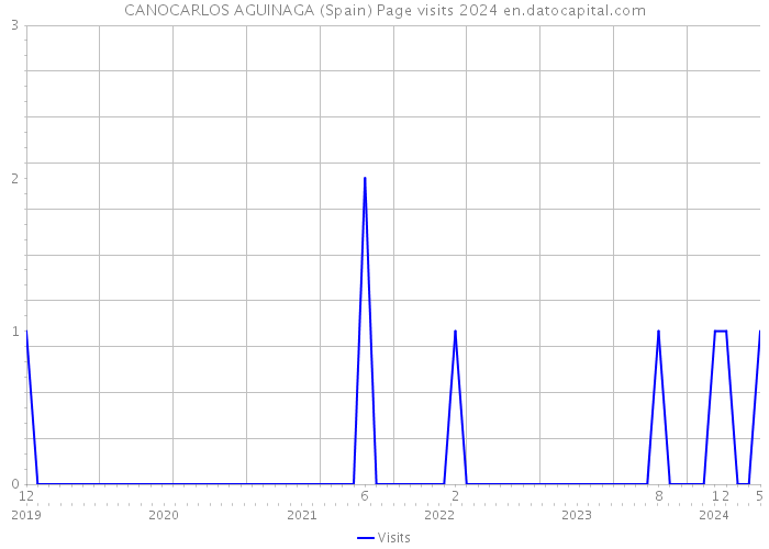 CANOCARLOS AGUINAGA (Spain) Page visits 2024 