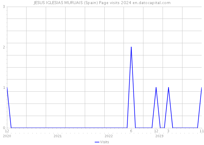 JESUS IGLESIAS MURUAIS (Spain) Page visits 2024 