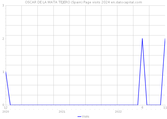 OSCAR DE LA MATA TEJERO (Spain) Page visits 2024 