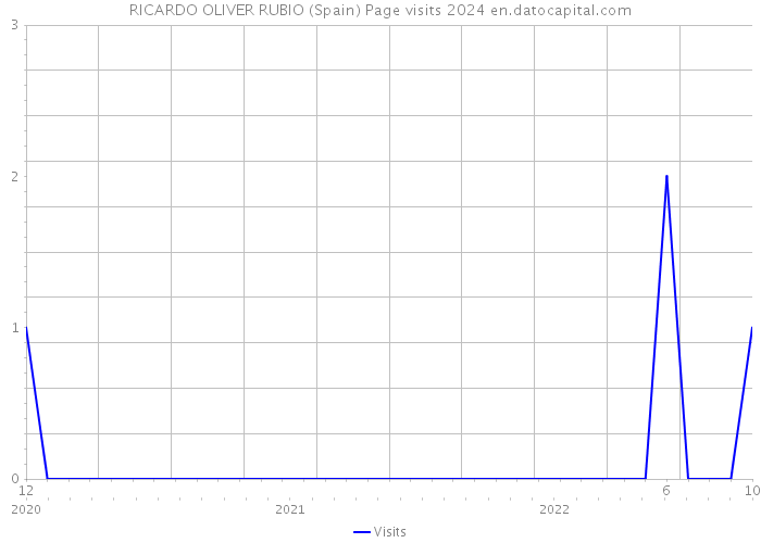 RICARDO OLIVER RUBIO (Spain) Page visits 2024 