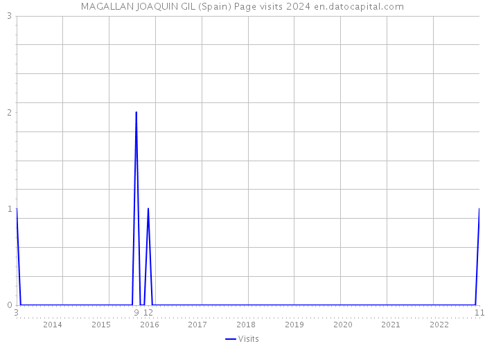 MAGALLAN JOAQUIN GIL (Spain) Page visits 2024 